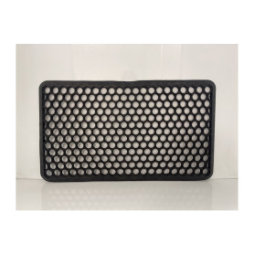 ZERBINO NIDO DAPE NERO C\BORDO 41X71 CM