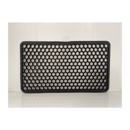 ZERBINO NIDO DAPE NERO C\BORDO 41X71 CM