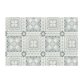 TOVAGLIATO MERLETTO DIS. 09 H 140 CM BIANCO