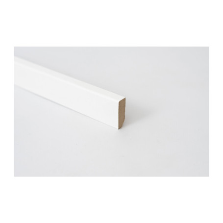 BATTISCOPA  40X14 MM MDF 240 CM BIANCO