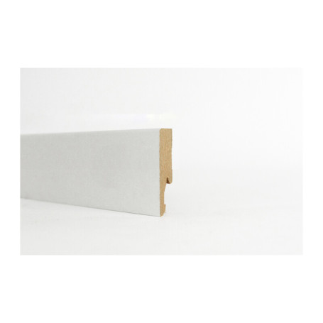 BATTISCOPA  60X14 MM MDF 240 CM BIANCO