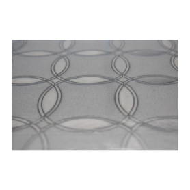 TOVAGLIATO CRISTAL TRIDIMENSIONALE DIS. 07 H 140 CM