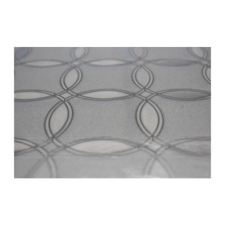 TOVAGLIATO CRISTAL TRIDIMENSIONALE DIS. 07 H 140 CM