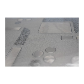 TOVAGLIATO CRISTAL TRIDIMENSIONALE DIS. 08 H 140 CM