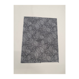 PASSATOIA CANTEX FOGLIE H 53 CM GRIGIO