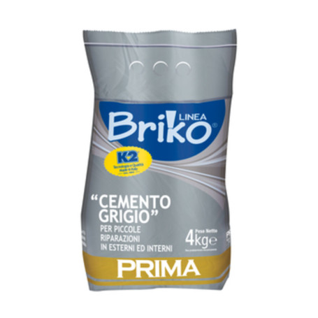 LINEA BRIKO CEMENTO GRIGIO DA  4 KG