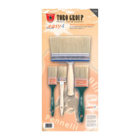 SET 4 PENNELLI SETOLA BIONDA EASY4   S\550