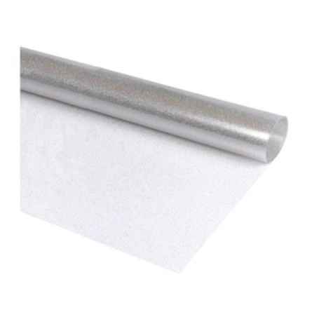 TOVAGLIATO GLITTER ARGENTO H 140 CM