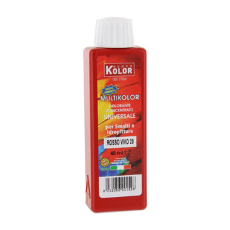 COLORANTE UNIVERSALE 40 ML ROSSO VIVO    20R