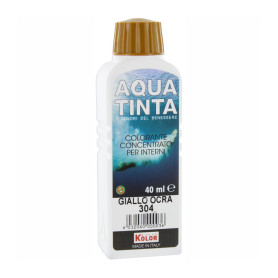 AQUATINTA P\INTERNI 40 ML GIALLO OCRA 304