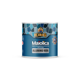 SMALTO MAIOLICA ALLUMINIO 9006  ESTERNI 100 G