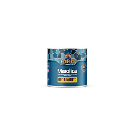 SMALTO MAIOLICA ORO LINGOTTO ESTERNI 100 G