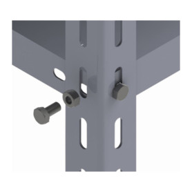 BULLONE ZINCATO C\DADO P\SCAFFALATURA*