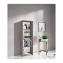 KIT LIBRERIA 3 RIPIANI 45X25XH138 CM ROVERE GRIGIO