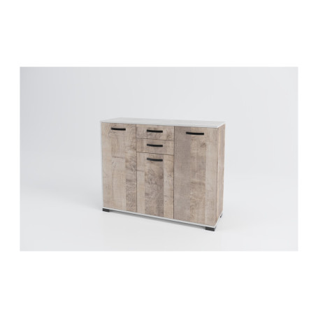 MADIA SOCHEF 107X36XH86 CM ROVERE SABBIATO\GRIGIO