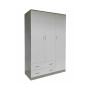 ARMADIO SPACE 3A+2C CEMENTO\BIANCO F.CM 120X52X190