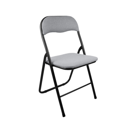 SEDIA PIEGHEVOLE BOUCLE POLO GRIGIO CHIARO 6