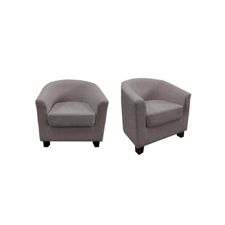 POLTRONA MAJA GRIGIO CHIARO