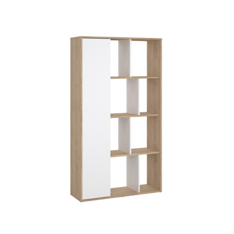 KIT LIBRERIA MAZE 89X30X157 QUERCIA\BIANCO L.