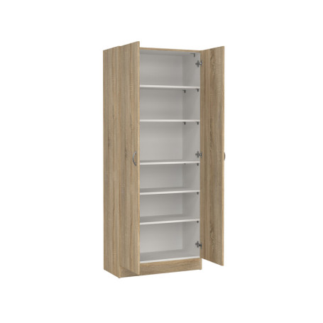 KIT ARMADIO MULTIUSO FOCUS 69X35X170 QUERCIA