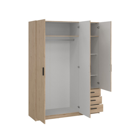 KIT ARMADIO SPRINT 3A+3C 147X50X200 QUERCIA