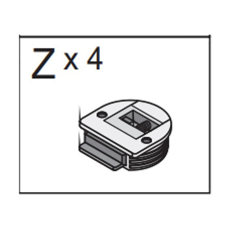R MECCANISMO Z X 4 X KIT ARMADIO 2ASC CM.120X50X200H RO\BIA