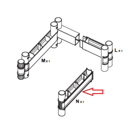 R CINTURA N X ARMADIO TERRY WAVE 1A 35X44X181H T\P 2350RUW