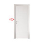 R STIPITI LATERALI + CORNICI X PORTA MOD MICROTEC FRASSINO\BIANCO
