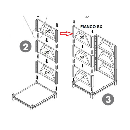 R FIANCO SX X KIT LAVATOIO RESINAANTIACIDO