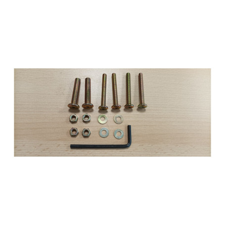 R KIT MONTAGGIO X TAVOLO LEGNO OVALE PIEGHEVOLE CM 120X75X72