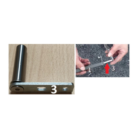 R PARTICOLARE NR.3 X GAZEBO PERGOLA CON LAMELLE ORIENTABILI 3X3 M