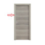 R STIPITI LATERALI +CORNICI X PORTA MOD MICROTEC ROVERE GRIGIO