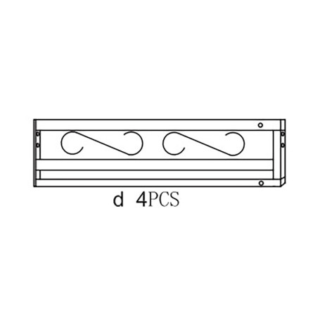 R TRAVE d X GAZEBO IN ACCIAIO MT.3X4 ARMONIA YF-3246