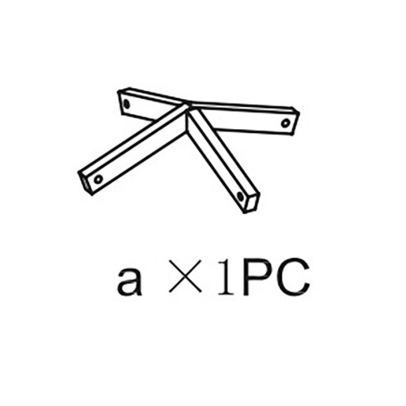 R aX1 X GAZEBO IN METALLO MT.3X3 DECOR. ECRU YF-3133B