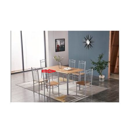 R TAVOLO COMPLETO X SET TAVOLO C\6 SEDIE(140X80) LEGNO CHIARO