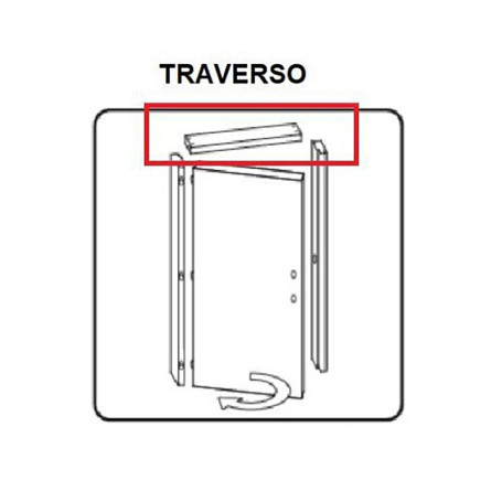 R TRAVERSO BATTENTE X PORTA MICROTEC CILIEGIO 210X70