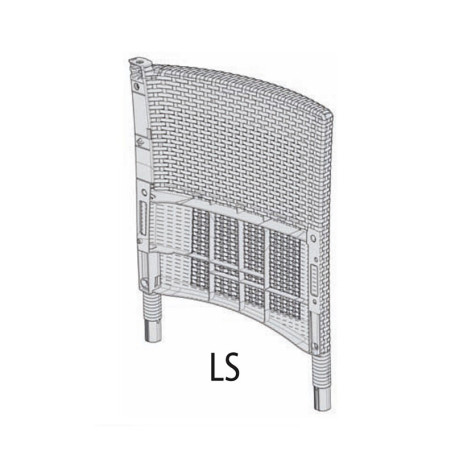 R FIANCO LS X ALLIBERT\KETER SET IOWA BALCONY CAPPUCC.