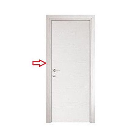 R STIPITI LATERALI +CORNICI X PORTA MOD MICROTEC BIANCO