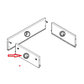 R LATERALE CASSETTO G X KIT SCRIVANIA USB 2C  BIA\R