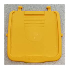 R COPERCHIO GIALLO X PATTUMIERA ECOPLUS C\MANIGL.LT.50 COL.ASSORT.