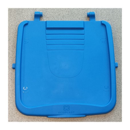R COPERCHIO AZZURRO X PATTUMIERA ECOPLUS C\MANIGL.LT.50 COL.ASSORT.