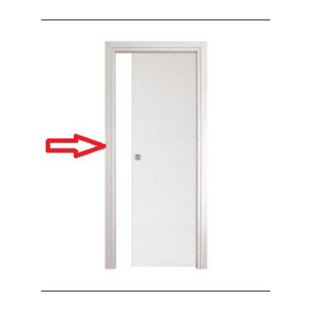 R STIPITI LATERALI +CORNICI X PORTA MICROTEC 210X80 SCORREV. FRASSINO BIANCO