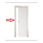 R STIPITI LATERALI +CORNICI X PORTA MICROTEC 210X80 SCORREV. FRASSINO BIANCO