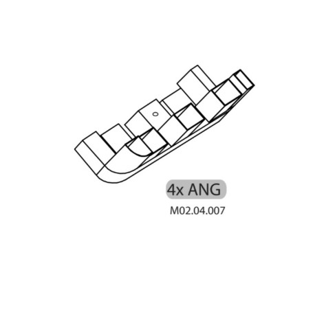R 4XANG. M02.04.007 ARMADIO SPORCO PULITO RESINA 1 ANTA