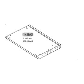 R 1XBAS L.312 mm X ARMADIO SPOGLIATOIO RESINA A 1 POSTO IN KIT C\SERRAT
