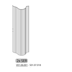 R 2XSER S01.07.018 X COPRICALDAIA RESINA HIMALAYA C\SERRANDA 59X39X98H