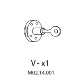 R V-x1 M02.14.001 X ARMADIO SPOGLIATOIO RESINA A 1 POSTO IN KIT C\SERRAT