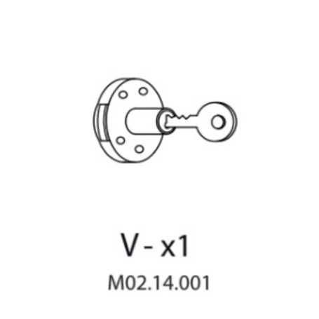 R V-x1 M02.14.001 X ARMADIO SPOGLIATOIO RESINA A 1 POSTO IN KIT C\SERRAT