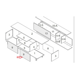 R PART 9 ANTA  X  PARETE ATTREZZATA ZAIKEN