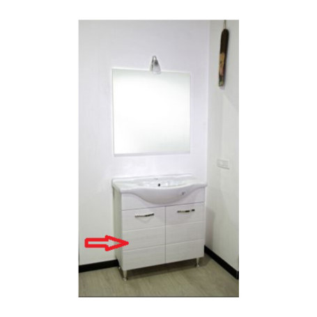 R BASE X MOBILE BAGNO ANTONELLA 2 ANTE  82 BIANCO PORTUNA